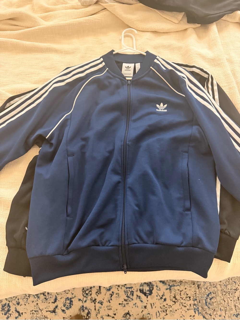 adidas originals Navy Blue Lightweight Track Jacket full zip XL